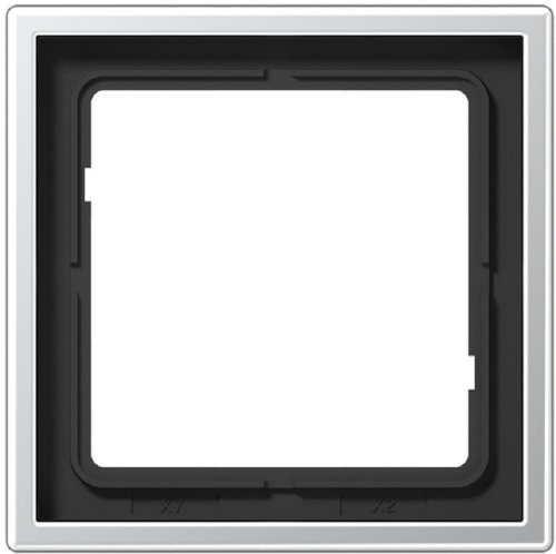 Рамка универсальная Jung LS990 metal 1-м. алюминий картинка